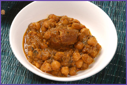 Curried Chick Peas